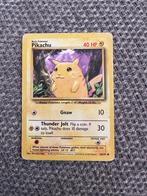 Pikachu base set Pokemon kaart 1995 58/102, Ophalen of Verzenden, Gebruikt, Losse kaart