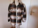 nieuwe bruine geblokte overhemd jas van Studio Only, XS / S, Kleding | Heren, Overhemden, Bruin, Verzenden, Halswijdte 38 (S) of kleiner
