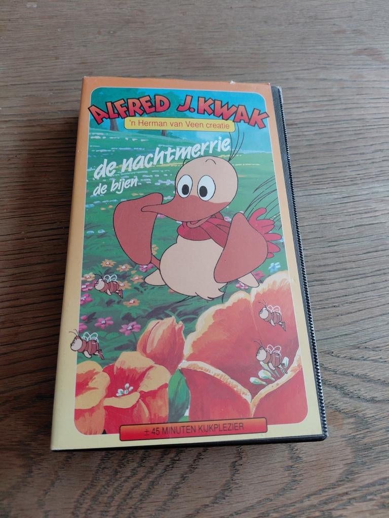 Alfred J. Kwak de Nachtmerrie videoband., Cd's en Dvd's, Alle leeftijden, Ophalen of Verzenden, Gebruikt, Kinderprogramma's en -films
