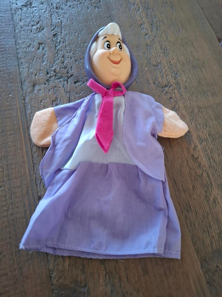 Disney handpop Fairy Godmother / Assepoester, Ophalen of Verzenden, Zo goed als nieuw, Jongen of Meisje