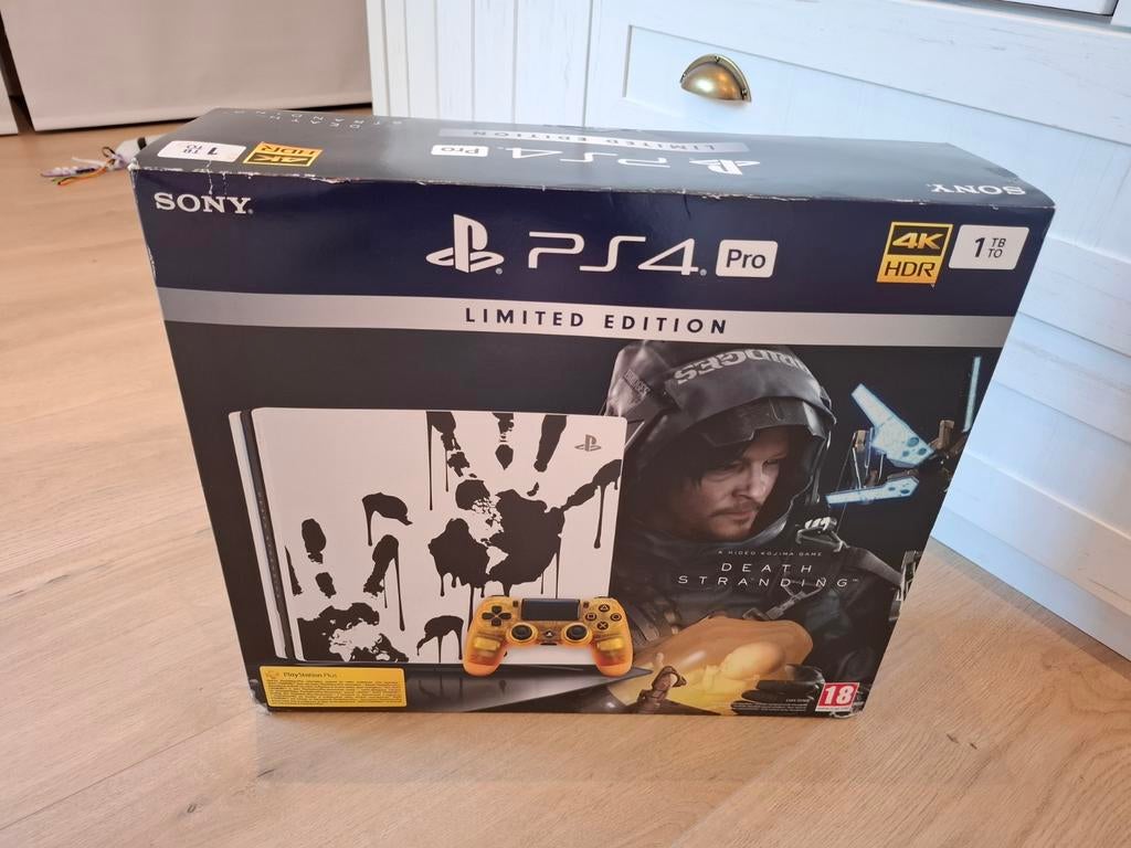 PS4 Pro 1TB Death Stranding Limited Edition Nieuw, Spelcomputers en Games, Spelcomputers | Sony PlayStation 4, Nieuw, Ophalen of Verzenden