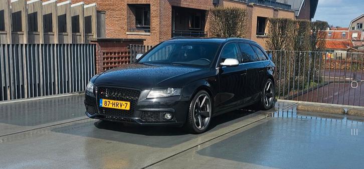 Audi A4 2.0 Tfsi 132KW Avant 2009 Zwart, Auto's, Audi, A4, ABS, Airbags, Airconditioning, Bluetooth, Bochtverlichting, Boordcomputer