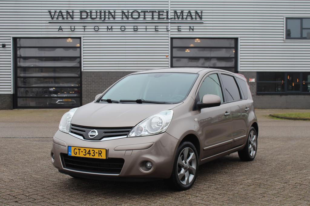 Nissan Note 1.6 Life + / Navigatie / Automaat / Cruise / Tre, Auto's, Nissan, Euro 5, Gebruikt, 4 cilinders, Parkeersensor