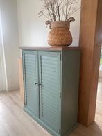Vintage kast met louvre deuren, Ophalen, Gebruikt, Vintage louvre