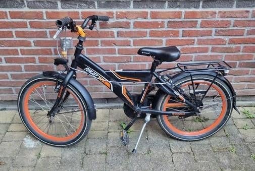 Popal Funjet jongens fiets 20 inch, Terugtraprem, Gebruikt, Popal funjet, Ophalen of Verzenden