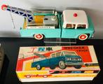 Oude 1960 blikken Wrecker Truck,hijskraan MF715,China OVP, Antiek en Kunst, Antiek | Speelgoed, Ophalen