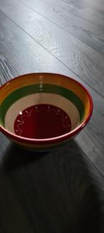 Grote kleurrijke schaal, Ophalen of Verzenden, Nieuw, Rond, Porselein of Keramiek