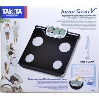 Tanita BC-601 Lichaamsanalyse Weegschaal - Innerscan, Witgoed en Apparatuur, Weegschalen, Zo goed als nieuw, Digitaal, Personenweegschaal
