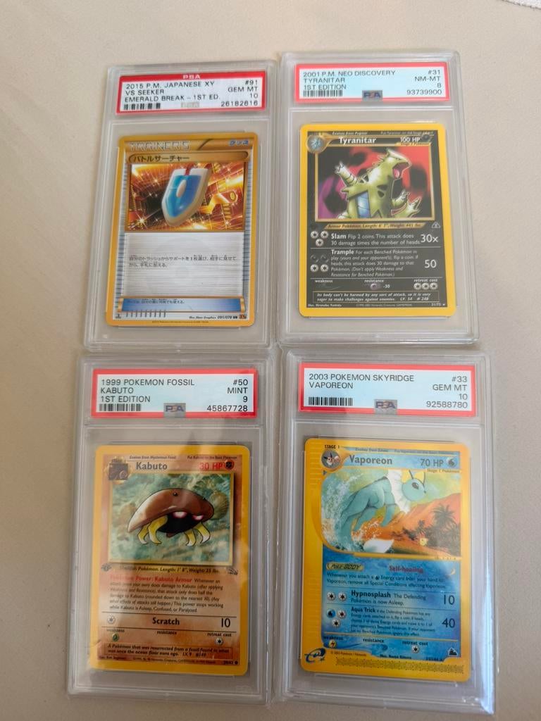 Pokemon psa kaarten, Ophalen of Verzenden, Zo goed als nieuw