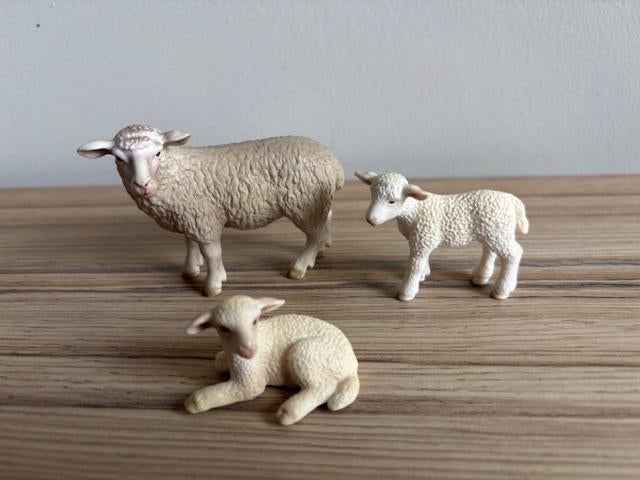 Schleich  Boerderij dieren schapen., Ophalen of Verzenden, Zo goed als nieuw, Boerderijdier, Beeldje of Figuurtje