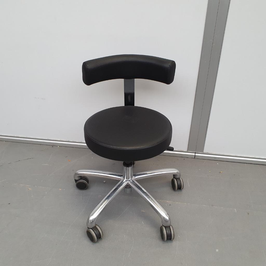 Medische Score kruk extra laag - zwarte skai, Ophalen, Gebruikt, Hout