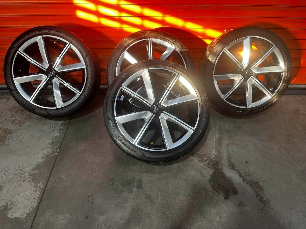 Polestar 3 wheels 22' + 295/35/22 summer tyres, 295 mm, Nieuw, Overige maten, Ophalen of Verzenden