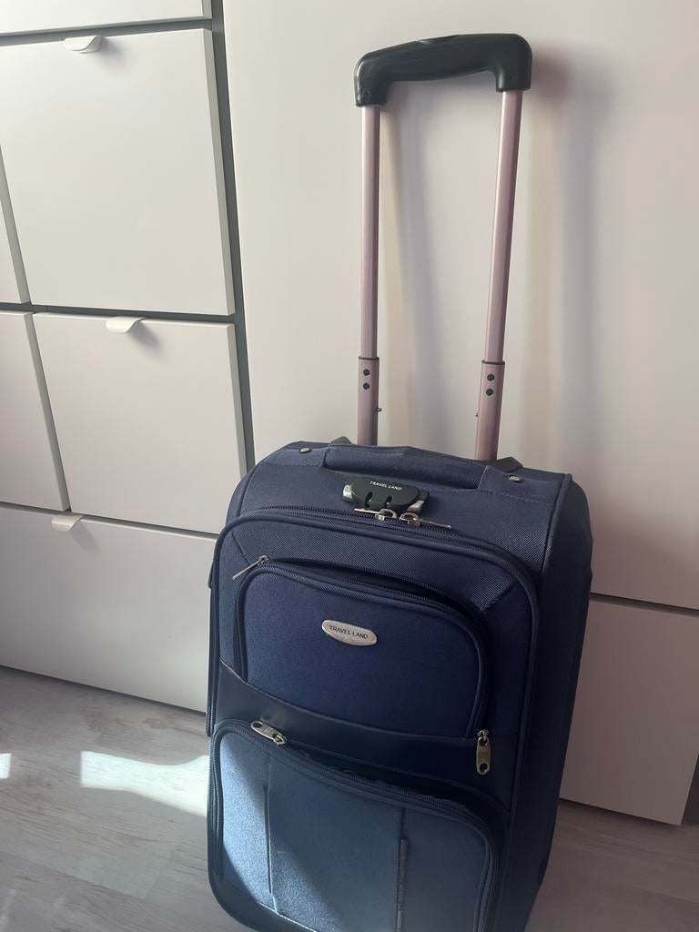 Travel Land koffer, Ophalen, Gebruikt, 20 tot 30 cm, Blauw