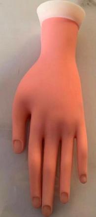 Nieuwe practicehand oefen hand nagels acryl gel biab polygel, Ophalen of Verzenden, Zo goed als nieuw, Overige typen