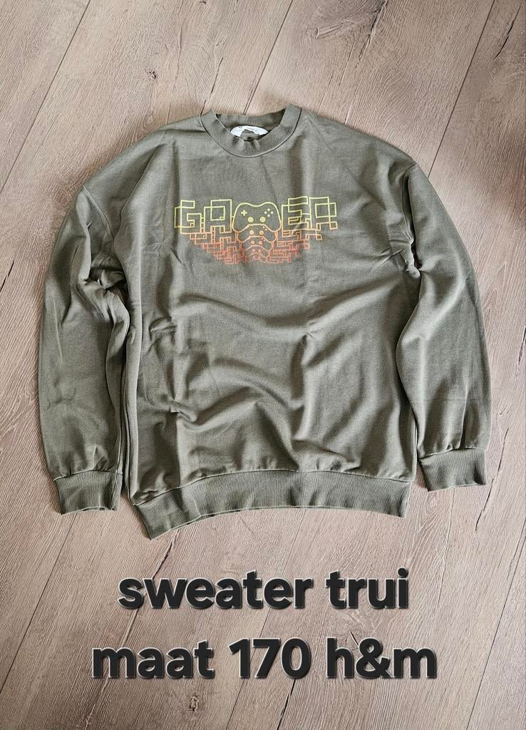 Sweater trui gamer maat 170, Ophalen of Verzenden, Zo goed als nieuw, H&M, Jongen