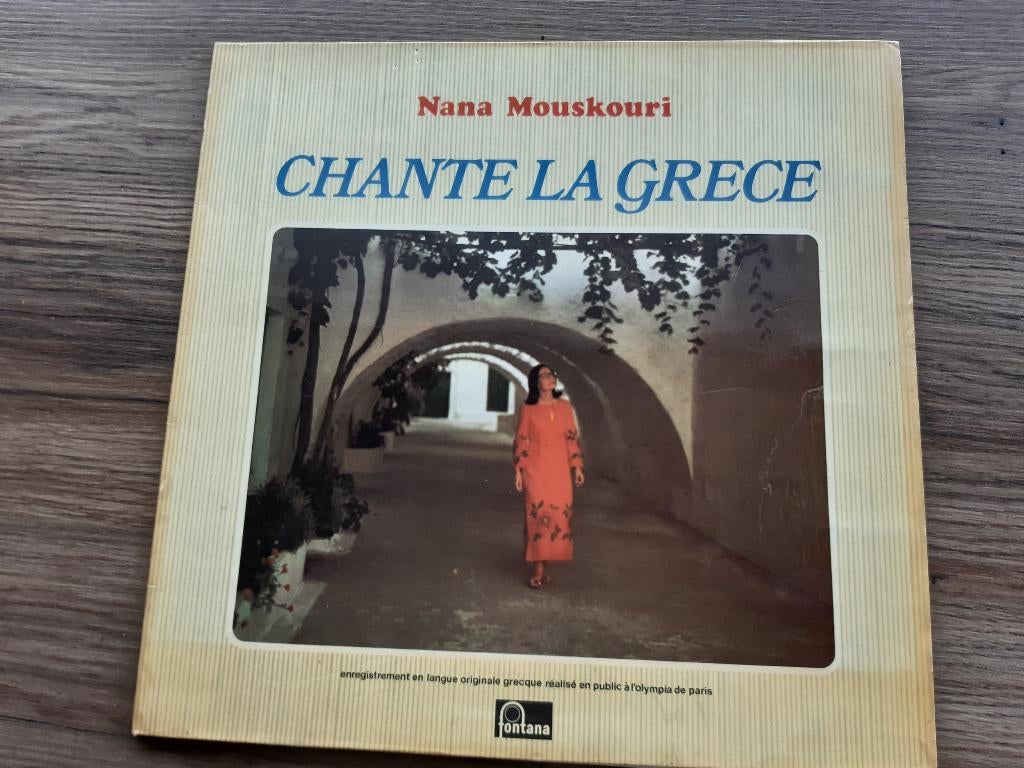 LP Nana Mouskouri Chantelle la Greece, Ophalen of Verzenden, Gebruikt, 12 inch
