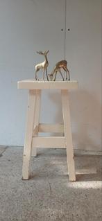 Vintage antiek brocante houten krukje, Ophalen of Verzenden, Gebruikt, Hout