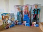 Frozen Disney Poppen Set: Elsa, Anna, Kristoff en Olaf, Ophalen of Verzenden, Nieuw, Barbie