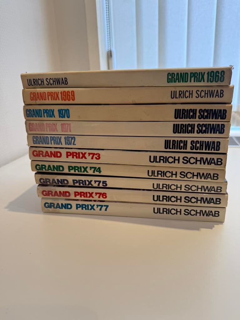 Formule 1 jaarboeken, Ophalen, Zo goed als nieuw, Algemeen