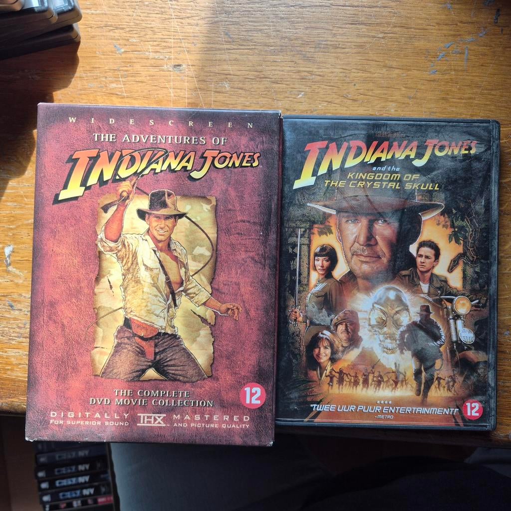 Indiana Jones DVD collectie en Kingdom of the Crystal Skull, Ophalen of Verzenden