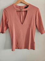 Nikkie shirt met N-detail en V-hals, Maat 38/40 (M), Ophalen of Verzenden, Zo goed als nieuw, Roze
