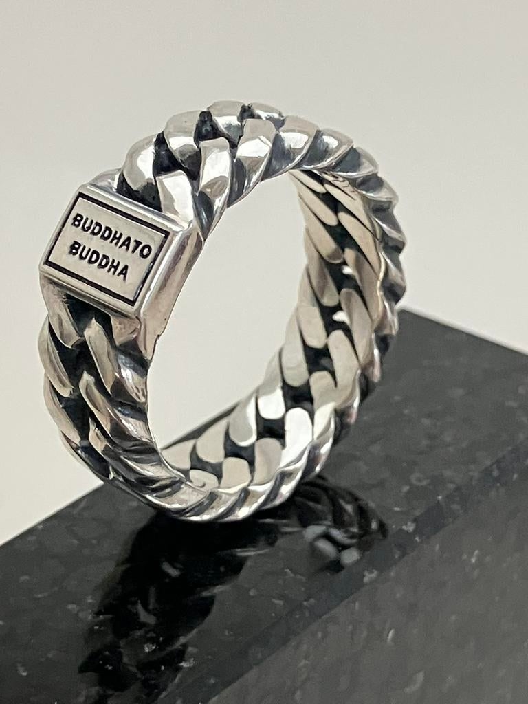 Mooie gave Buddha to Buddha ring, Sieraden, Tassen en Uiterlijk, Ringen, Ophalen of Verzenden, Zo goed als nieuw, 20 of groter