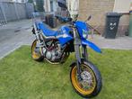 Yamaha XT660X Supermoto - Blauw met gouden velgen, Sportuitlaat, Motorrijbewijs A, Particulier, Meer dan 35 kW