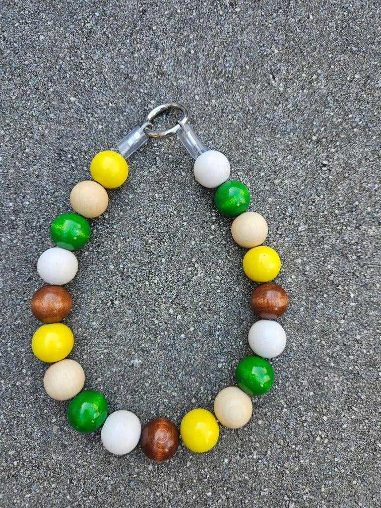 Halsband met kralen, Dieren en Toebehoren, Hondenhalsbanden en Penningen, Ophalen of Verzenden