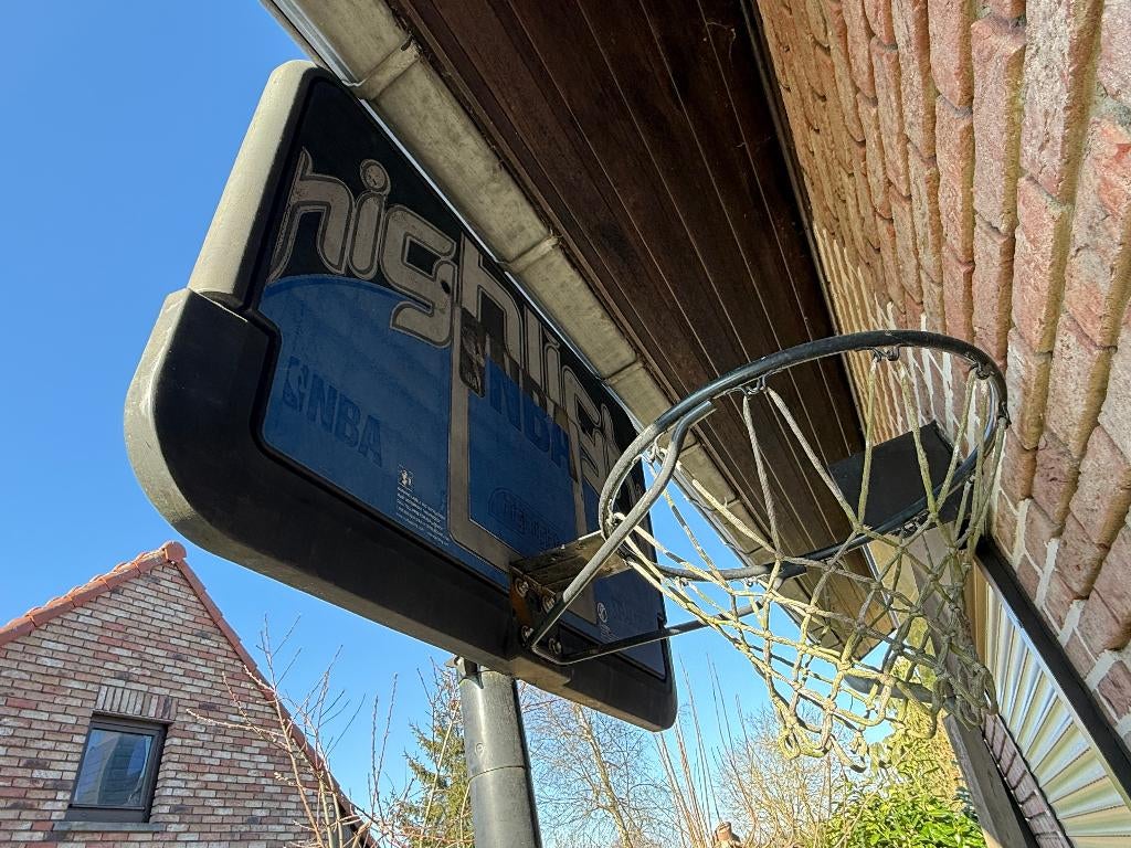 Basketring op voet, Sport en Fitness, Basketbal, Ophalen, Gebruikt, Ring, Bord of Paal