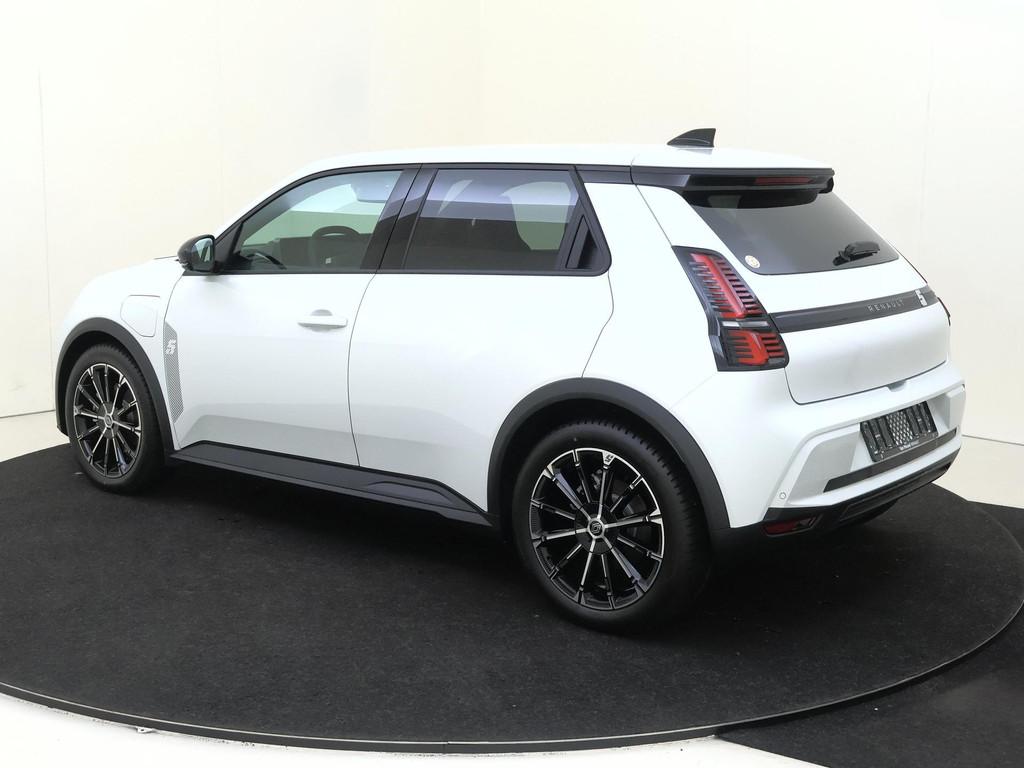 Renault 5 comfort range techno 52 kWh Metallic lak | apple c, Auto's, Renault, Stof, 150 pk, Wit, Geïmporteerd