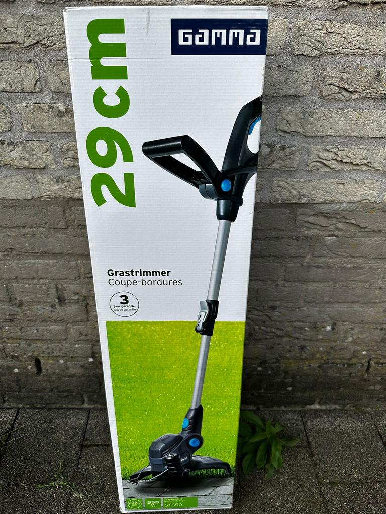 Nieuw in doos - Grastrimmer Gamma, Tuin en Terras, Grastrimmers, Ophalen of Verzenden, Nieuw, 10 tot 30 cm, Elektrisch