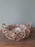 Rieten mand/schaal., Huis en Inrichting, Ophalen, Zo goed als nieuw, Rond, Riet