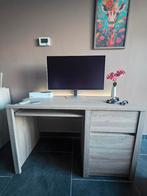 Meubella - Bureau Monaco - Truffel eiken - 120 cm, Ophalen, Overige materialen, 70 tot 120 cm, 120 tot 170 cm