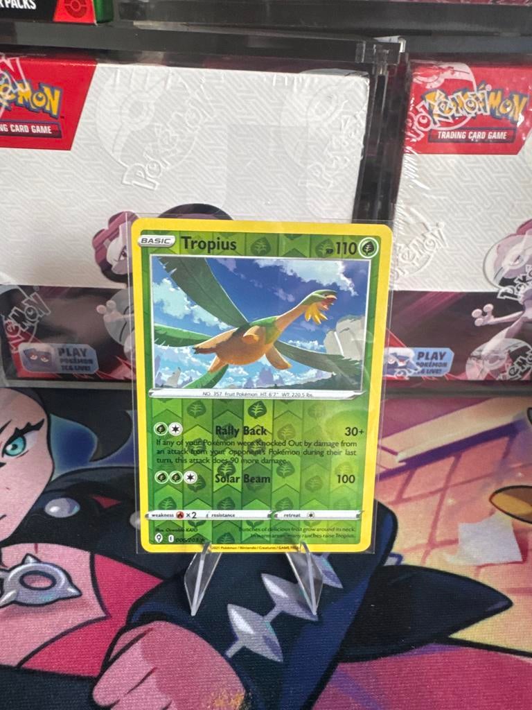 Pokémon kaart Tropius, Ophalen of Verzenden, Zo goed als nieuw
