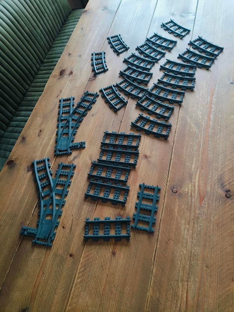 Lego treinrails en wissels - Grote set, Ophalen, Gebruikt, Overige thema's, Lego