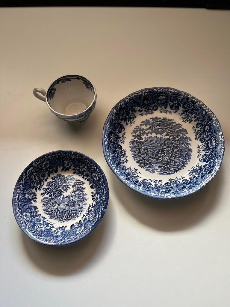 Engels jachtservies, Antiek en Kunst, Antiek | Servies compleet, Ophalen of Verzenden
