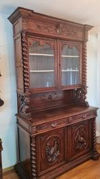 Mooie antiek kast donker eiken prijs € 375.00, Ophalen of Verzenden