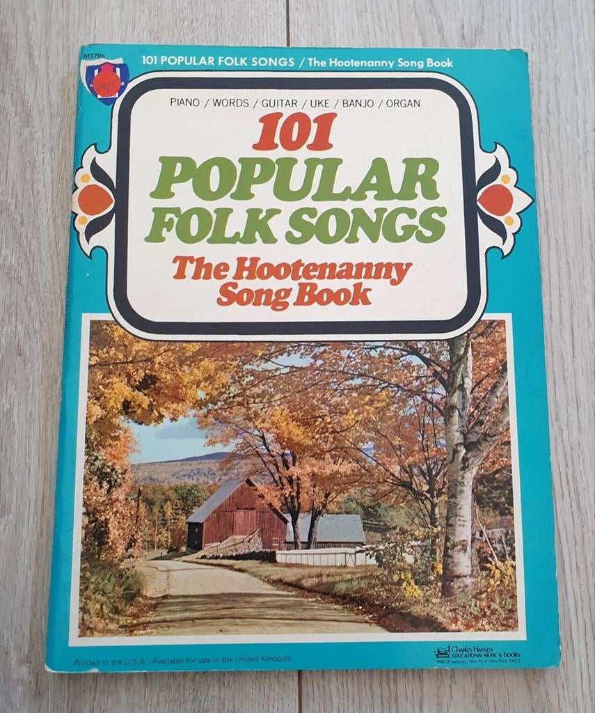 101 Popular Folk Songs - The Hootenanny Song Book, Muziek en Instrumenten, Bladmuziek, Ophalen of Verzenden, Gebruikt, Artiest of Componist