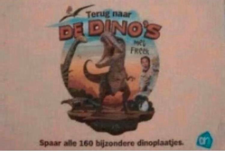 AH Freek Vonk - de dino’s plaatjes / stickers, Albert Heijn, Ophalen of Verzenden