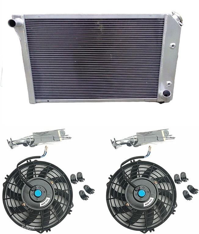Radiateur+2 fans CHEVY Corvette C3 V8 Auto 1977-82 78 79 80