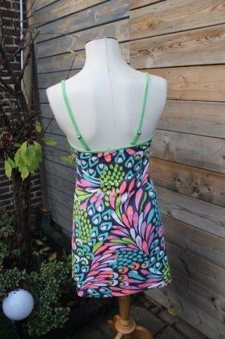 Jurk lila/ blauw Cyell mt S Vaste prijs AANBIEDING, Blauw, Ophalen of Verzenden, Zo goed als nieuw, Knielengte