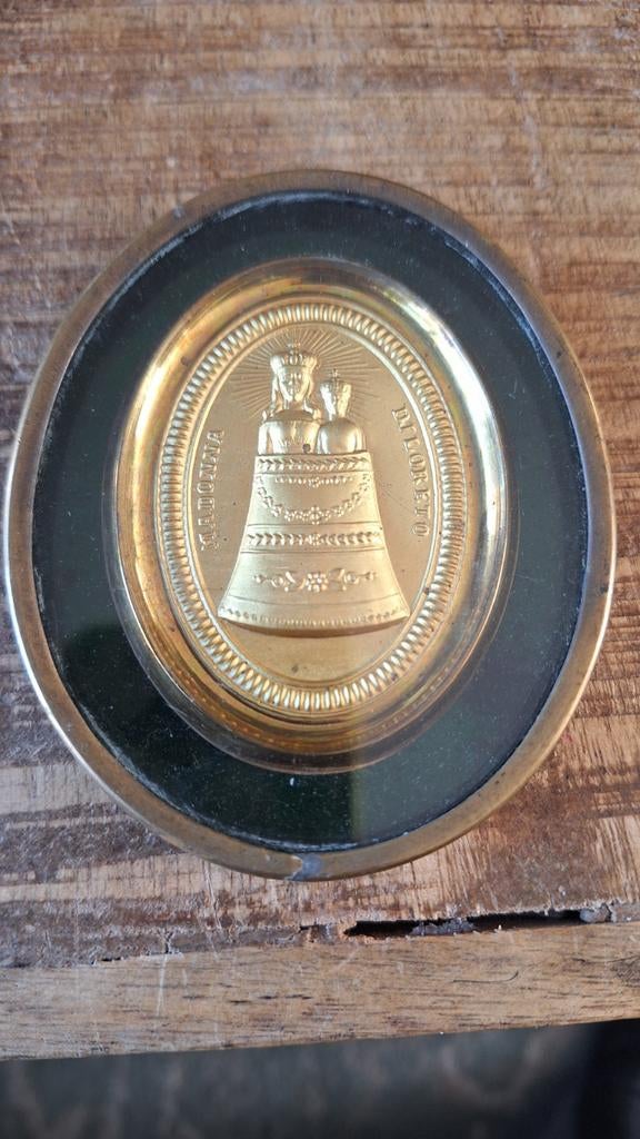 Bijzondere Antieke ovalen lijst, Madonna DJ Loreto, Ophalen of Verzenden