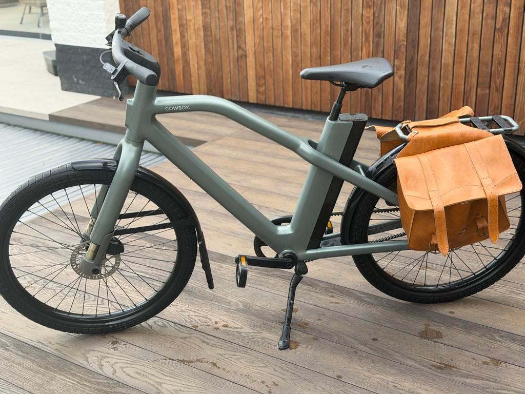 Cowboy Cross Moss Groen - 1200km, 100% accu, garantie, Ophalen, Zo goed als nieuw, 50 km per accu of meer, 55 tot 59 cm