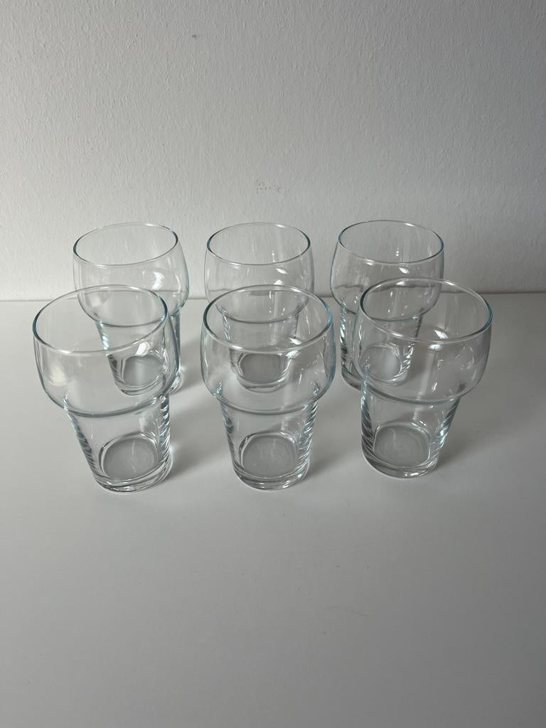 6x bierglazen – nieuw, Ophalen, Zo goed als nieuw, Bierglas