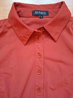 Roest oranje/bruine blouse travelstof Mi Piace, maat S/M, Mi Piace, Oranje, Ophalen of Verzenden, Zo goed als nieuw