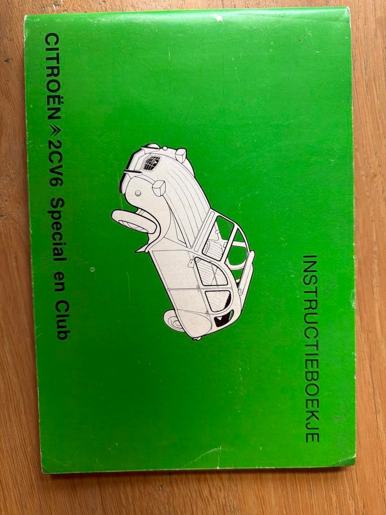 Citroën 2CV6 Special en Club Instructieboekje, Ophalen of Verzenden