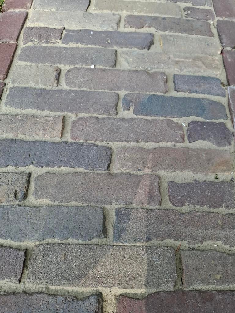 Oude waaltjes 375 stuks, ong. 4m2, Tuin en Terras, Tegels en Klinkers, Ophalen, Gebruikt, Minder dan 5 m², Klinkers