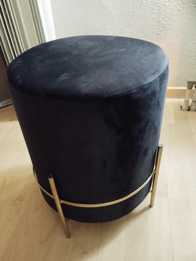zwart kruk, Ophalen, Overige materialen, Overige stijlen, Gebruikt