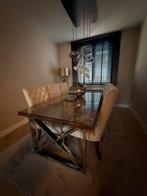 Eric kuster wagonhout eettafel, Ophalen of Verzenden, Zo goed als nieuw, 4 tot 6 stoelen