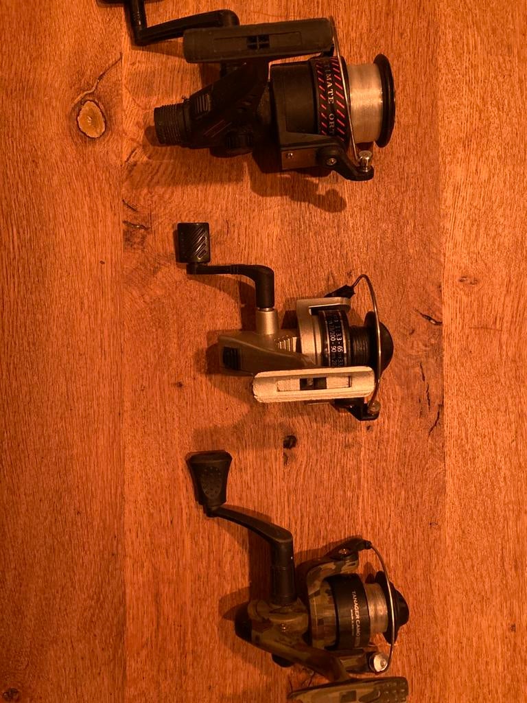 3 vismolens voor beginners, Ophalen of Verzenden, Gebruikt, Molen